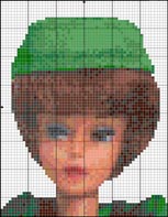 Barbie Bubble-Cut SL - brunett i Theatre Date