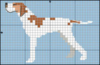 Pudel 2 (vit; stor-)