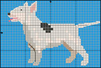 Bullterrier (vit)